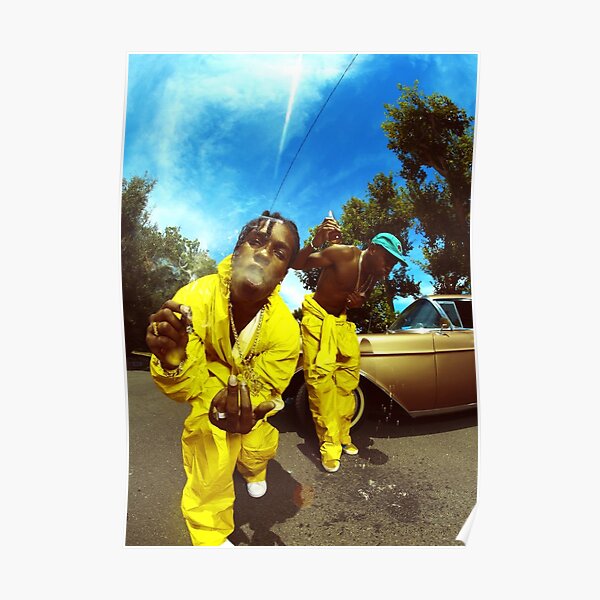 Rocky And Tyler Yellow Poster RB1608 product Offical tyler the creator Merch