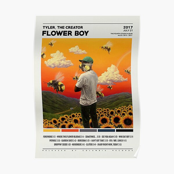 Minimalist Album Tyler The Creater Bee Poster Poster RB1608 product Offical tyler the creator Merch
