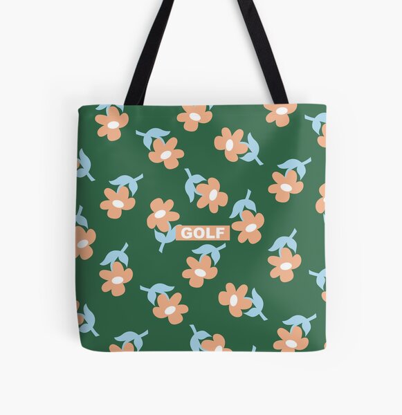Flowers GOLF | Tyler The Creator All Over Print Tote Bag RB1608 product Offical tyler the creator Merch